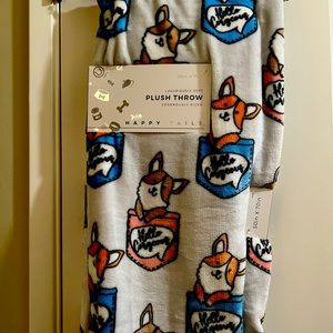Corgi Plush Blanket